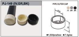 Zaślepka plastikowa zewnętrzna PJ-149BK