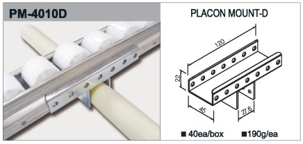 Uchwyt prowadnicy rolkowej typu PM-4010D - 1