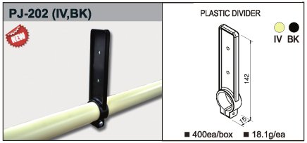 Rozdzielacz plastikowy PJ-202BK - 1