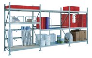 Regał półkowy standardowy z szerokim rozstawem ram MINI-RACK (różne warianty) - 1