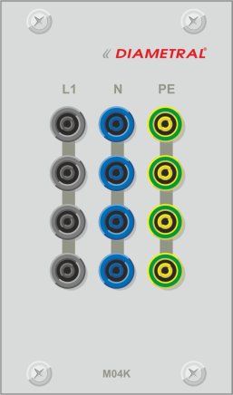 Moduł zacisków bezpieczeństwa 1f - 1