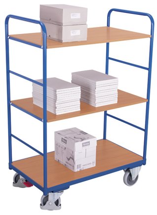 Wysoki wózek z półkami sw-600.211 - 2