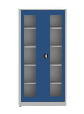 Szafa na dokumenty z drzwiami przeszklonymi plexi C3941 - 1