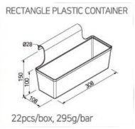 Plastikowe pudełko do zawieszania, RPC-300A - 1