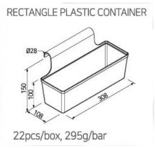 Plastikowe pudełko do zawieszania, RPC-300A - 1