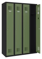 Szafka pracownicza BHP metalowa Sum 340 W, szerokość 1200 mm - 6