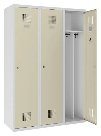 Szafka pracownicza BHP metalowa Sum 430 W, szerokość 1200 mm - 4
