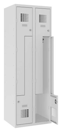 Szafka BHP pracownicza metalowa Sul 32 W, szerokość 600 mm - 1
