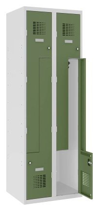 Szafka BHP pracownicza metalowa Sul 32 W, szerokość 600 mm - 3