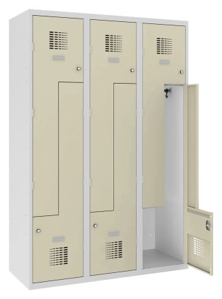 Szafa metalowa Sul 43 W, szerokość 1200 mm - 4