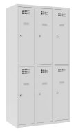 Szafka BHP pracownicza dzielona Sus 332 szer. 900 mm