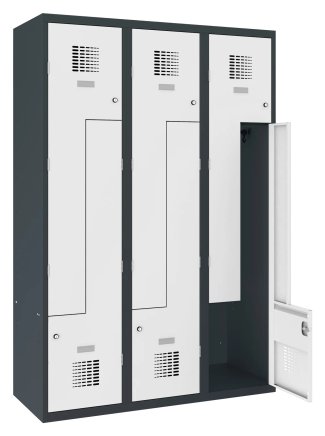 Szafa metalowa Sul 43 W, szerokość 1200 mm - 1