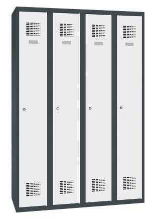 Szafka pracownicza BHP metalowa Sum 340 W, szerokość 1200 mm - 1