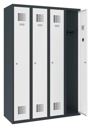 Szafka pracownicza BHP metalowa Sum 340 W, szerokość 1200 mm - 2