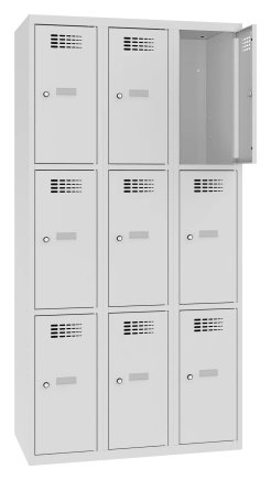 Szafka BHP pracownicza metalowa Sus 333 szer. 900 mm - 6