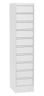 Szafka na laptopy SZNL 4110 - 10 przegródek z instalacją elektryczną - 1