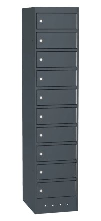 Szafka na laptopy SZNL 4110 - 10 przegródek z instalacją elektryczną - 3