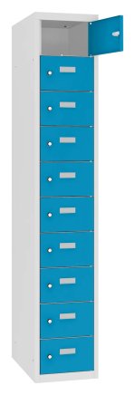 Szafki osobiste z 10 przegródkami MSus 3110 hl. 500 mm - 1