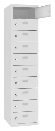 Szafki osobiste z 10 przegródkami MSus 4110 hl. 500 mm - 2