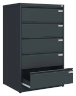 Szafka kartotekowa pięcioszufladowa na dokumenty w formacie A5 Szk 305 Sis - 4