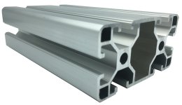 Profil aluminiowy 40x80, KA-4080  1 m + cięcie na wymiar