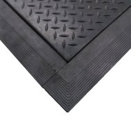 Czarna gumowa krawędź "męska" do maty Diamond Plate Tile - 3