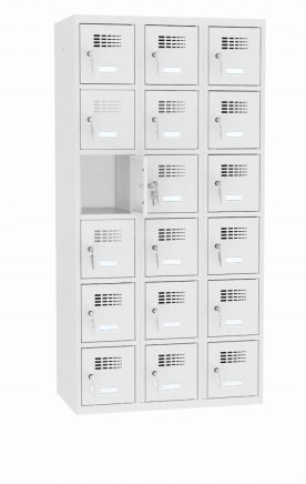 Szafka BHP pracownicza metalowa MSus 336 szer. 900 mm - 2