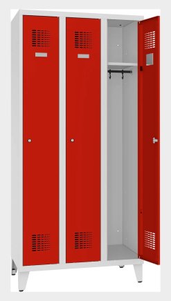 Szafka pracownicza BHP metalowa na nogach Sum 331 szer. 900 mm - 3