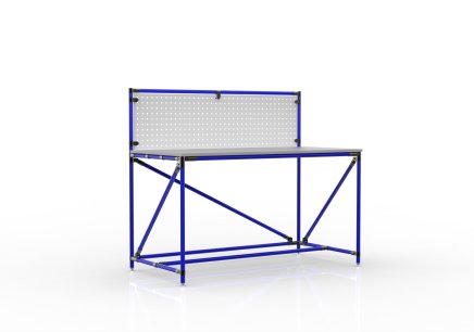 Stół warsztatowy z tablicą perforowaną o szerokości 1500 mm, 24040830 - 3