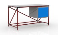 Stół warsztatowy z kontenerkiem o szerokości 1500 mm, 240405311 - 2