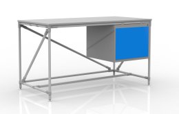 Stół warsztatowy z kontenerkiem o szerokości 1500 mm, 240405311