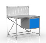 Stół warsztatowy z systemu rurowego z tablicą perforowaną 240408317 (różne warianty) - 1