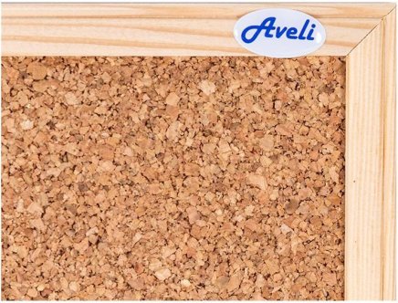 Tablica korkowa AVELI BASIC z ramą drewnianą 1200x900 mm - 2