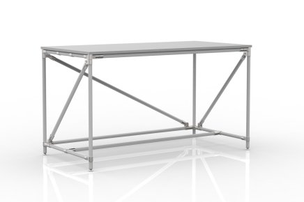 Stół warsztatowy wykonany z systemu rurowego, szerokość 1500 mm, 24040536 - 1