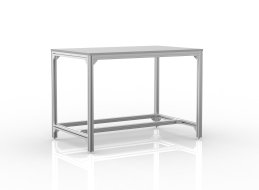 Stół warsztatowy z profili aluminiowych (różne wersje)