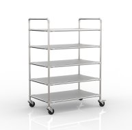 Antystatyczny wózek - 5 półek 24040237 (różne warianty)