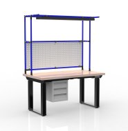 Elektronicznie regulowany stół z kontenerkiem z 3 szufladami 24111938 - 3