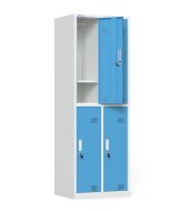 Szafka pracownicza BHP szara/niebieska HDG-04-7047_5015 - 2