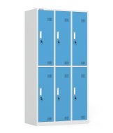Szafka BHP pracownicza szara/niebieska HDG-06-7047_5015 - 1