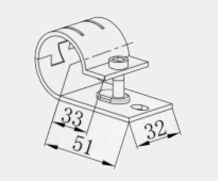 Złącze metalowe - komplet HJ-15B - 3