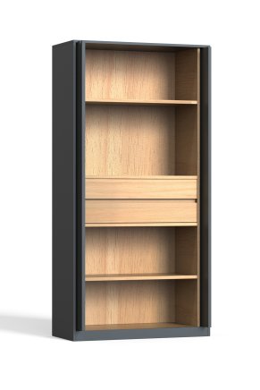 Szafa biurowa metalowa 1800 x 900 x 390 HDW-C-K05 z drzwiami przesuwnymi - 1
