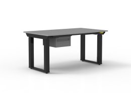 ESD Elektrycznie regulowany stół z kontenerem z jedną szufladą
