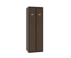 Szafka pracownicza z drzwiami laminowanymi Sum 320 W szerokość 600 mm