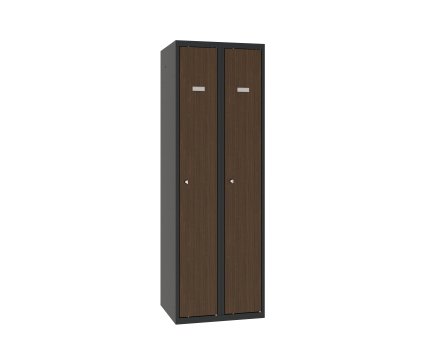 Szafka pracownicza z drzwiami laminowanymi Sum 320 W szerokość 600 mm - 1