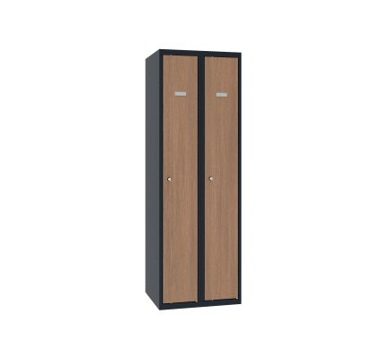 Szafka pracownicza z drzwiami laminowanymi Sum 320 W szerokość 600 mm - 3
