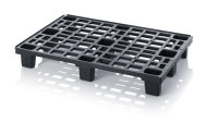 Paleta z tworzywa sztucznego ESD z możliwością układania w stosy wys. 150 x szer. 800 x gł. 1200 mm