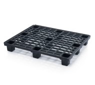 Paleta z tworzywa sztucznego ESD z możliwością układania w stosy wys. 150 x szer. 1000 x gł. 1200 mm