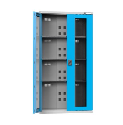 Warsztatowa szafa ładująca ze szklanymi drzwiami NSK2S - 1