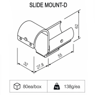 Uchwyt do rur przesuwnych typu SM-2810D - 2