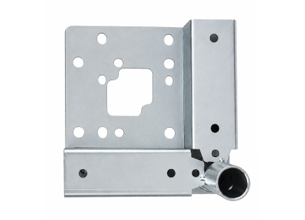 Narożny uchwyt do kółek z płytką montażową SJ-1-45×45_SV - 3